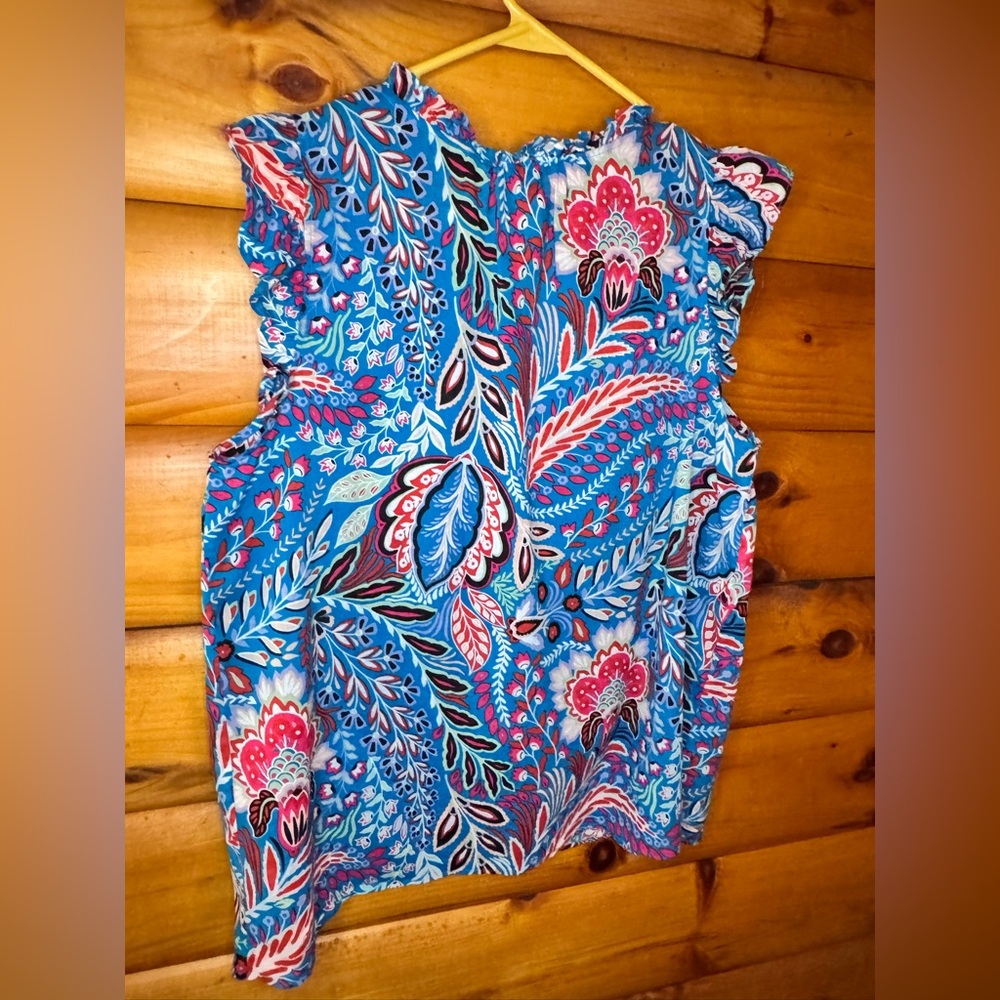 Talbots Multicolor Paisley Top - Picture 6 of 6